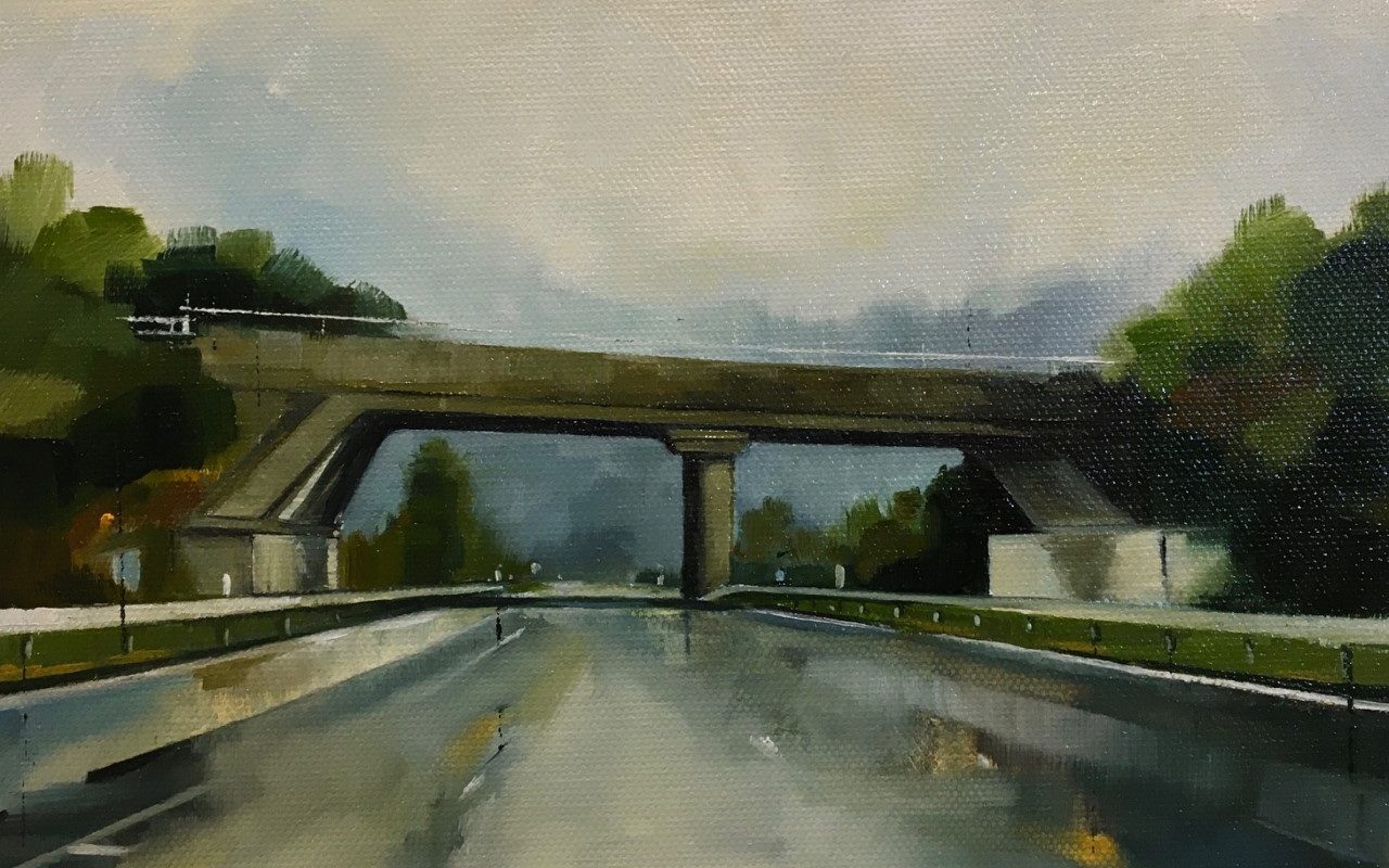Landscapes of Post-War Infrastructure: A Conversation with Painter, Jen Orpin